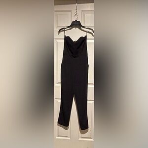 Express Strapless Black Romper